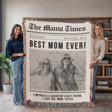 Personalized Gift for Mom Photo Blanket Mum gift, Mother Daughter Gift Mum Birthday gift Mothers Day Gift for Mum Mother gift Mother's Day Gift