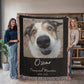 Personalized Pet Memorial Photo Blanket, Personalized Gifts for Pet Loss, Sympathy Gift for Dog, Dog Loss Gift, Cat Loss Gift, Pet Loss Gift