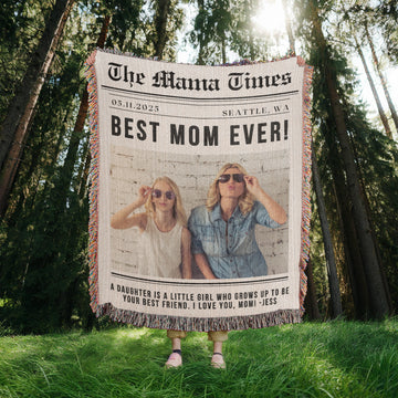 Photo Blanket Personalized Gift for Mom from Son Daughter Mom Gift from Kids Appreciation Gift for Daughter In Law Mothers Day Gift Mother's Day Gift