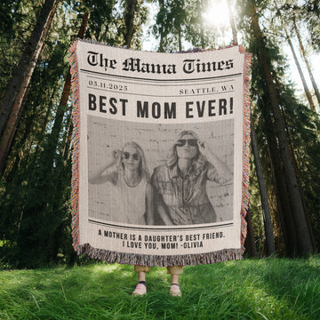 Personalized Gift for Mom Photo Blanket Mum gift, Mother Daughter Gift Mum Birthday gift Mothers Day Gift for Mum Mother gift Mother's Day Gift