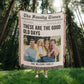 Personalized Family Photo Blanket Custom Gift for Mother's Day Father's Day Anniversary Birthday Gift for Him or Her Gift for Husband Wife