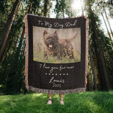 Personalized Dog Blanket with Name | Custom Photo Blanket for Dog | Custom Pet Photo Blanket | Personalized Dog Lover Gift | Gift for Pet