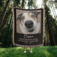 Custom Pet Memorial Photo Blanket, Dog Cat Wall Art,  Pet Portrait From Photo, Pet Memorial Gift, Pet Lover Gift Remembrance Gift for Her Him