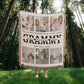 Personalized Grammy Photo Collage, Nana Photo Blanket, Customized Grandma Gift, Mother's Day Photo Collage, Custom Photo Collage Grandma Gifts