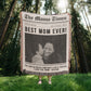 Photo Blanket Personalized Gift for Mom from Son, Mom Gift from Kids Appreciation Gift for Daughter In Law Mothers Day Gift Mother's Day Gift