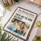 Personalized Family Photo Blanket Custom Gift for Mother's Day Father's Day Anniversary Birthday Gift for Him or Her Gift for Husband Wife