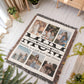 Custom Picture Collage Text Blanket, Family Photo Throw, Personalized Gift for Mom Mum Birthday Gift Christmas Keepsake