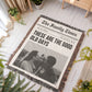 To My Wife Blanket, To My Wife Gift, Christmas Gift for Wife from Husband, Anniversary Gift For Wife, Custom Photo Blanket For Wife Mother's Day