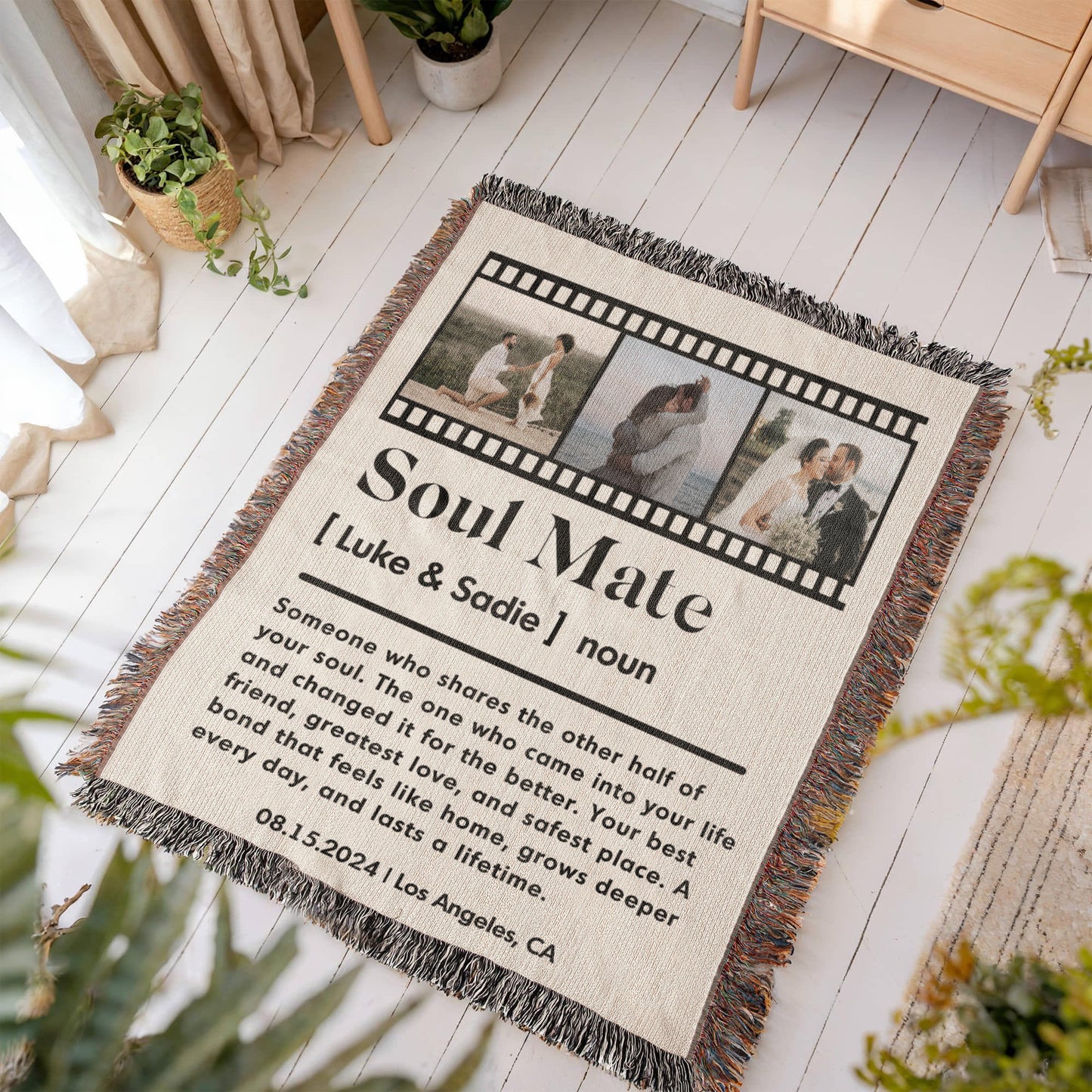 Personalized Soul Mate Definition Keepsake Gift, Valentine's Day Gift, Soulmate definition, Wedding Gift for Him or Her, Couple Definition Gift
