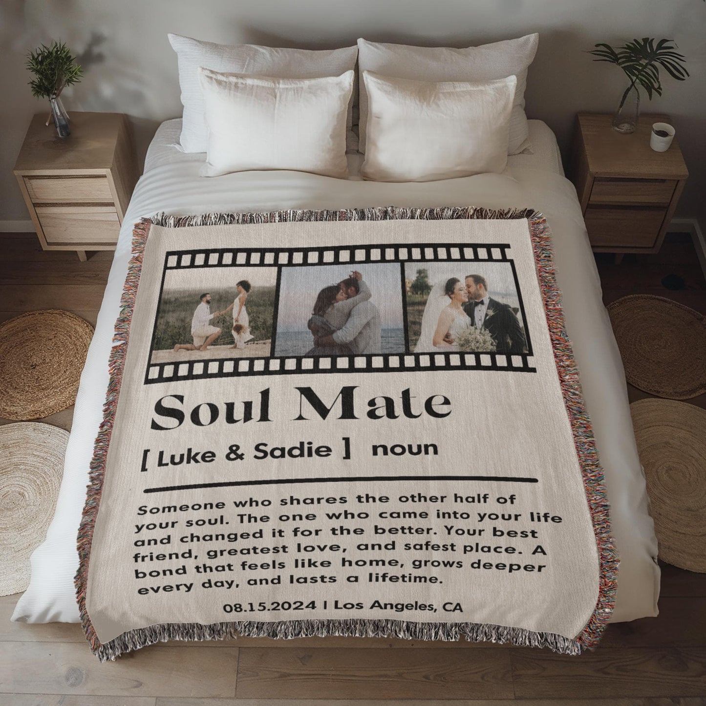 Personalized Soul Mate Definition Keepsake Gift, Valentine's Day Gift, Soulmate definition, Wedding Gift for Him or Her, Couple Definition Gift