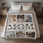 Personalized Photo Blanket - Mother Gifts - Gift for Mom - Mom Gift from Daughter - Mother's Day Gift - Best Mom - Mom Christmas Gift