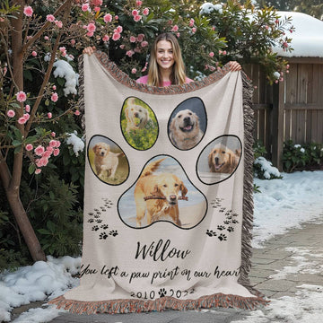 Pet Memorial Gift, Custom Pet Photo Blanket, Pet Remembrance Gift, Custom Pet Photo Gifts, Pet Memorial Frame, Gifts for Pets, Cat Dog Loss Gift