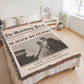 Custom Blanket Gift for Newly Weds, Gift for Newly Wedded Couple, Unique Wedding Gifts, Personalized Decor Gift Birthday Gift for Her or Him