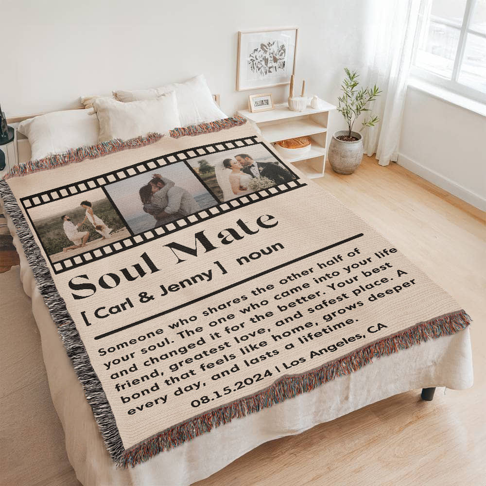 Personalized Soul Mate Definition Keepsake Gift, Valentine's Day Gift, Soulmate definition, Wedding Gift for Him or Her, Couple Definition Gift