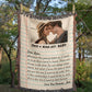 Personalized Couple Birthday Christmas Keepsake, Love Letter Blanket Personalized Gift for Him, Cotton Anniversary Letters To My Boyfriend From Girlfriend, Dating Anniversary Gifts, Dear Boyfriend