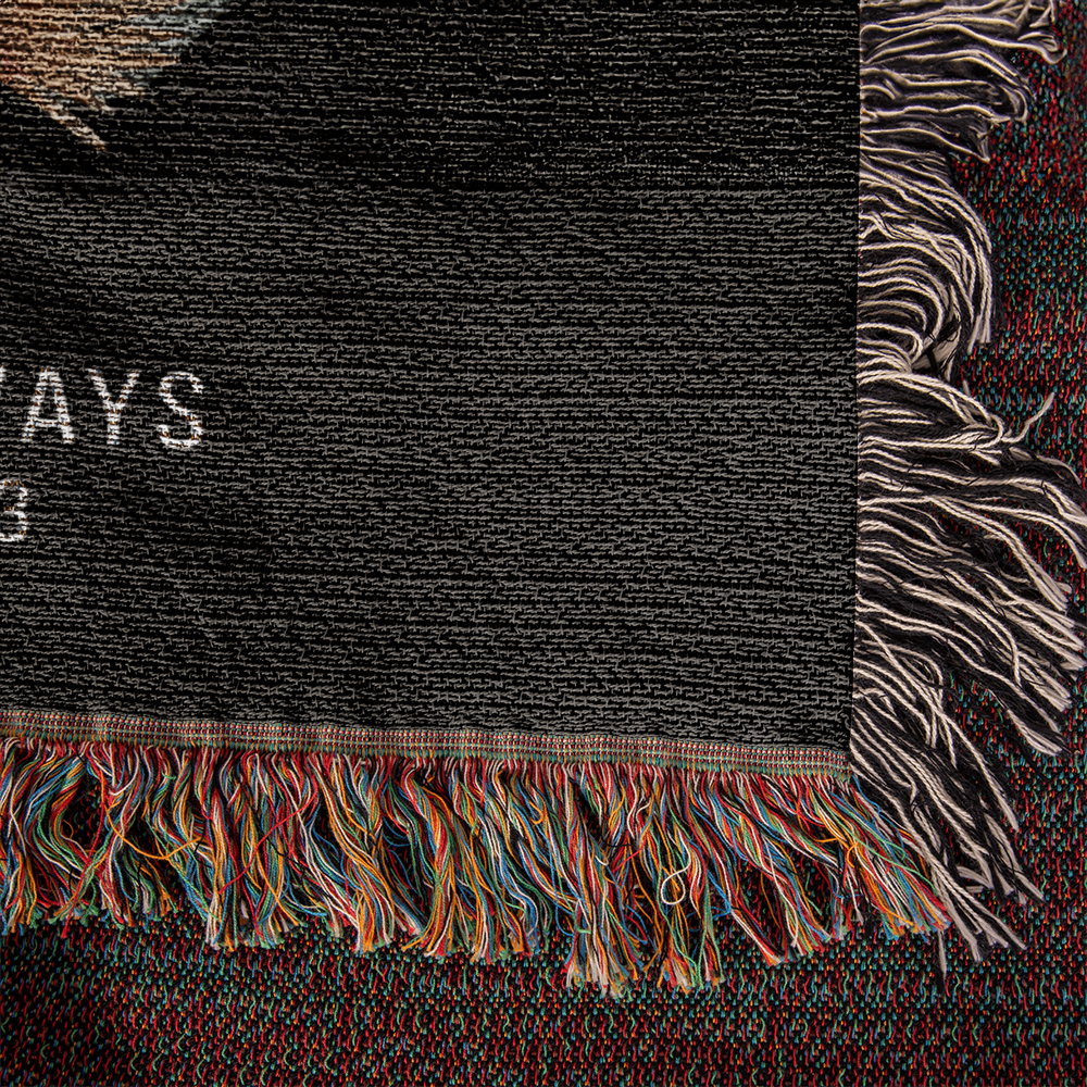 Personalized Couples Blanket with Names & Date | Custom Cotton Throw Wedding Gift, Bridal Shower Present, Anniversary or Engagement