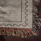 Personalized Custom Tapestry Woven Cotton Throw, Wedding Anniversary Blanket