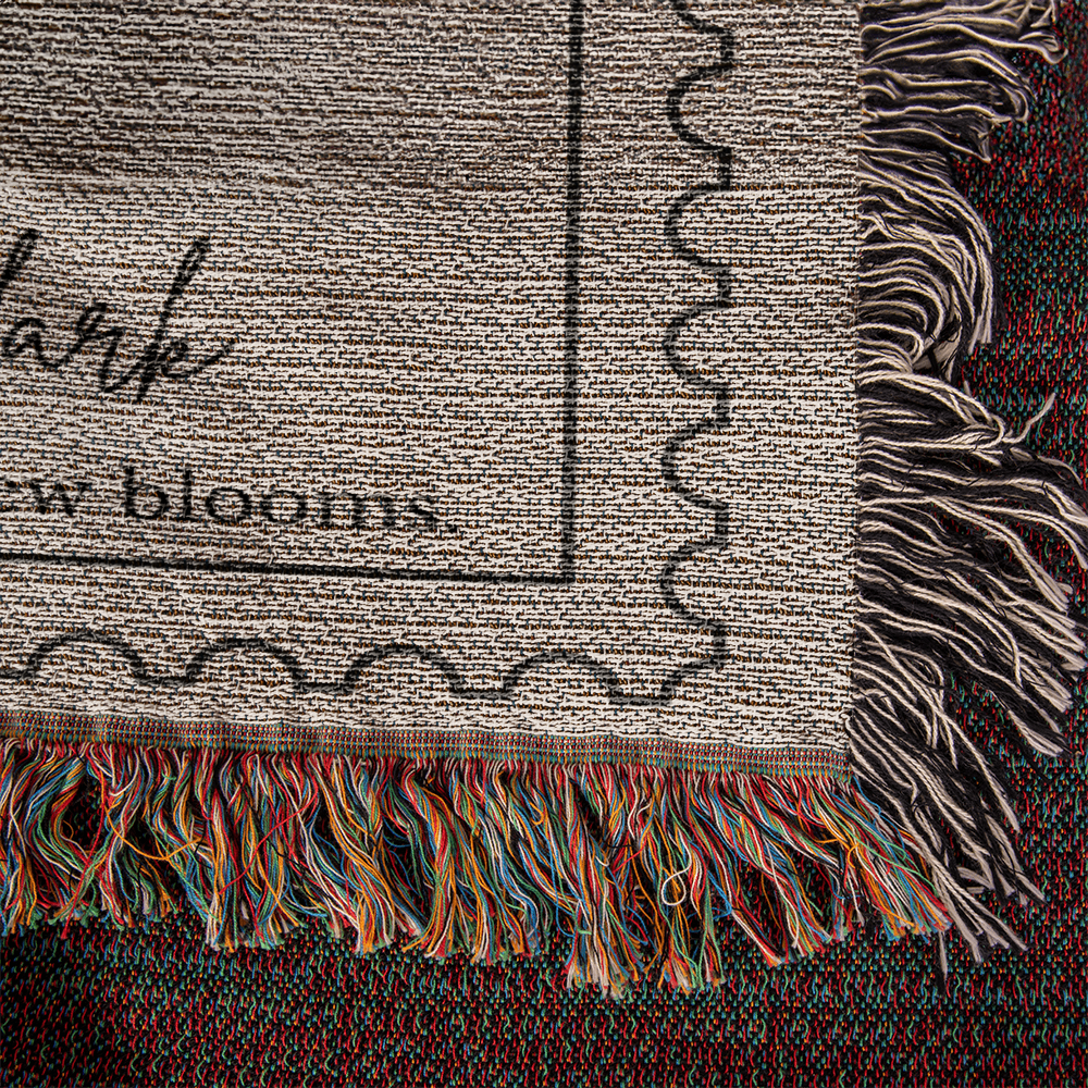 Custom Cotton Blanket For Couple | Personalized Anniversary Gift for Husband or Wife