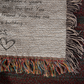 Letters To My Boyfriend Custom, Christmas Gift From Girlfriend, Dating Anniversary Gifts, Personalized Name, Dear Boyfriend   Love Letter Blanket Woven Handwriting Custom Throw