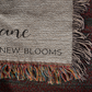 30th Birthday Gift for Her or Him, Chapter 30 Name Blanket, Birth Flower Present, Personalized Gift for 30 Year Old Woman or Daughter