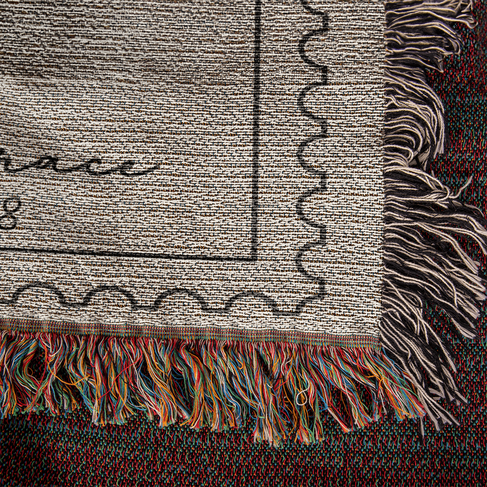 Grow in Grace Personalized Birth Month Flower Cotton Blanket, 2 Peter 3:18 Bible Verse Gift for Her, Christian Gifts for Women, Faith, Jesus