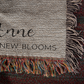 40th Birthday Gift for Her or Him, Chapter 40 Name Blanket, Birth Flower Throws, Personalized Gift for 40 Year Old Woman or Daughter