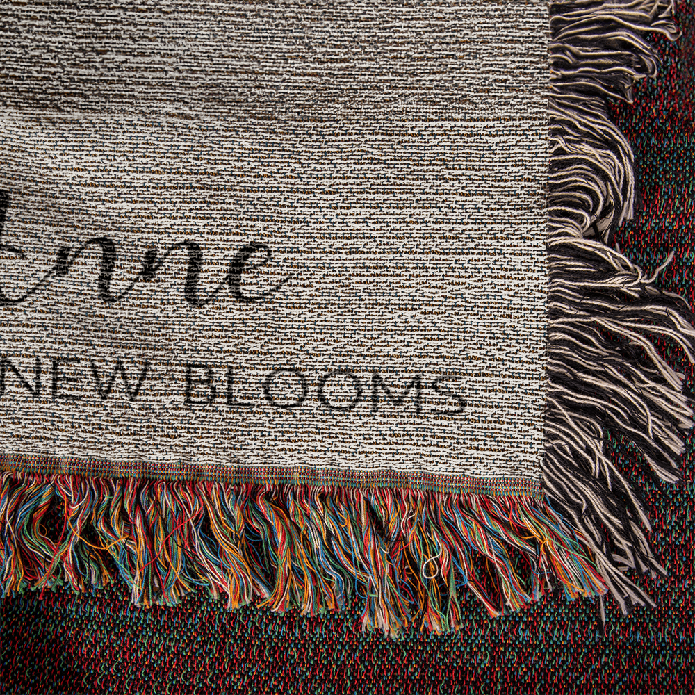 40th Birthday Gift for Her or Him, Chapter 40 Name Blanket, Birth Flower Throws, Personalized Gift for 40 Year Old Woman or Daughter