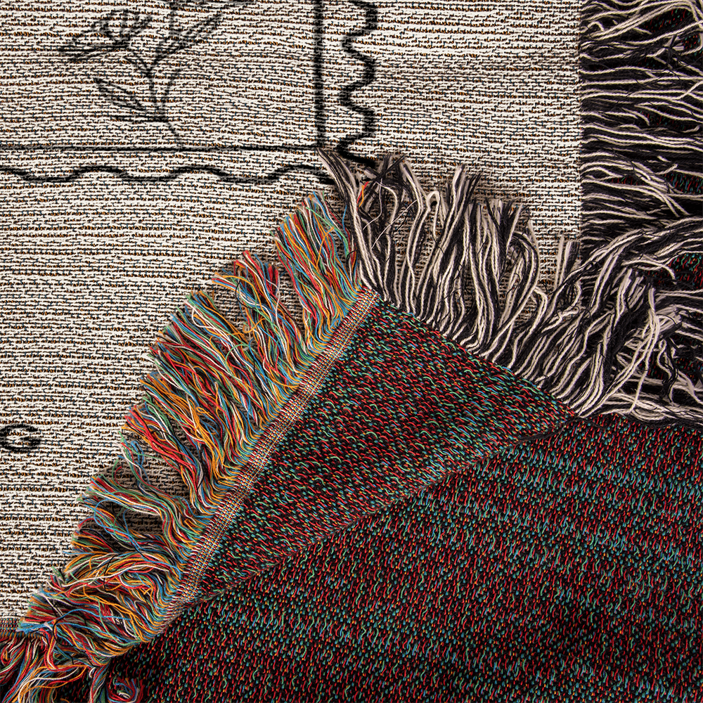 Personalized Woven Hug Blanket with Name | Custom Comfort Throw for Birthday, Christmas, Mother's Day, Graduation or Sympathy Gift