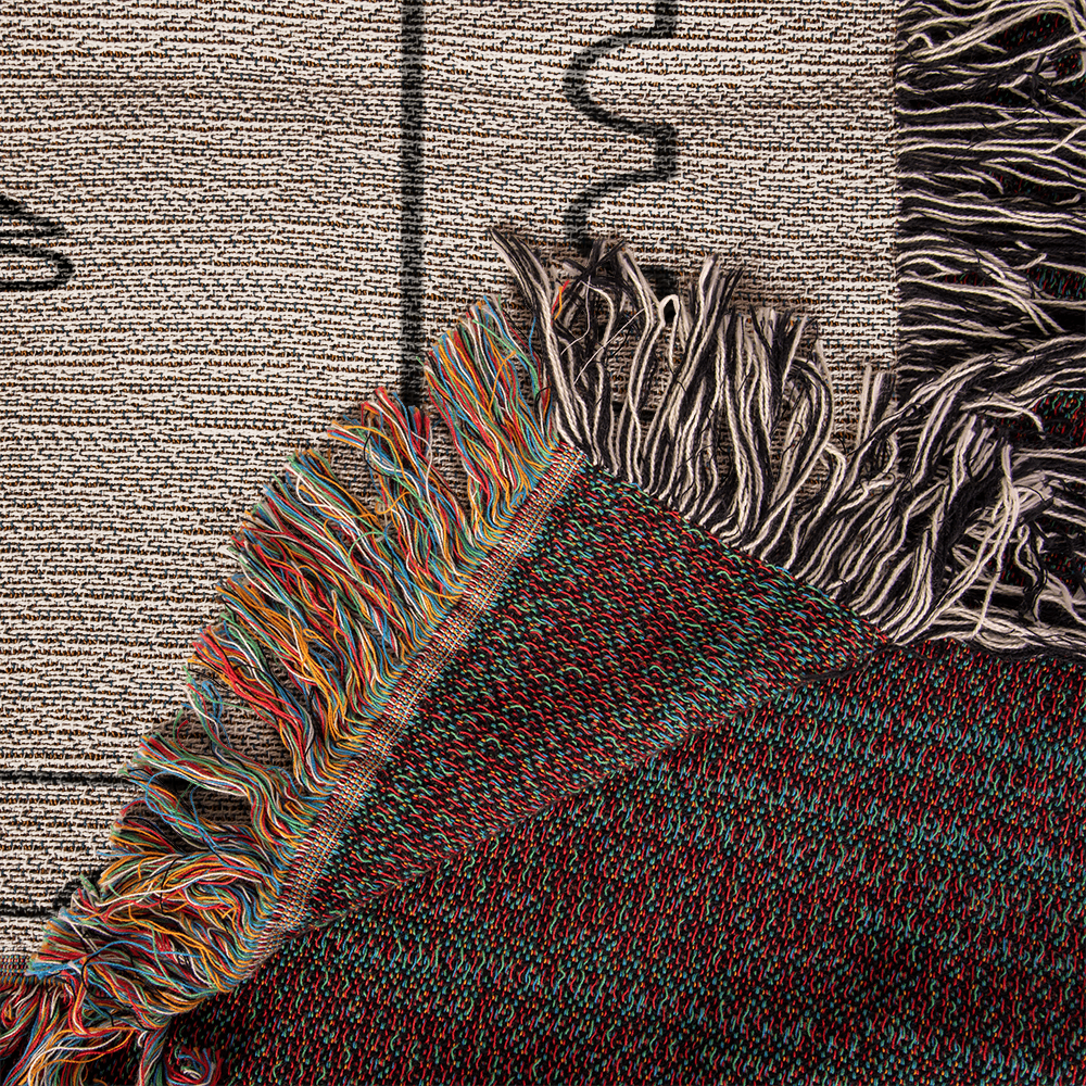 The Story of Us Custom Cotton Blanket | Anniversary Gift for Husband and Wife, Couple Christmas Gift Idea