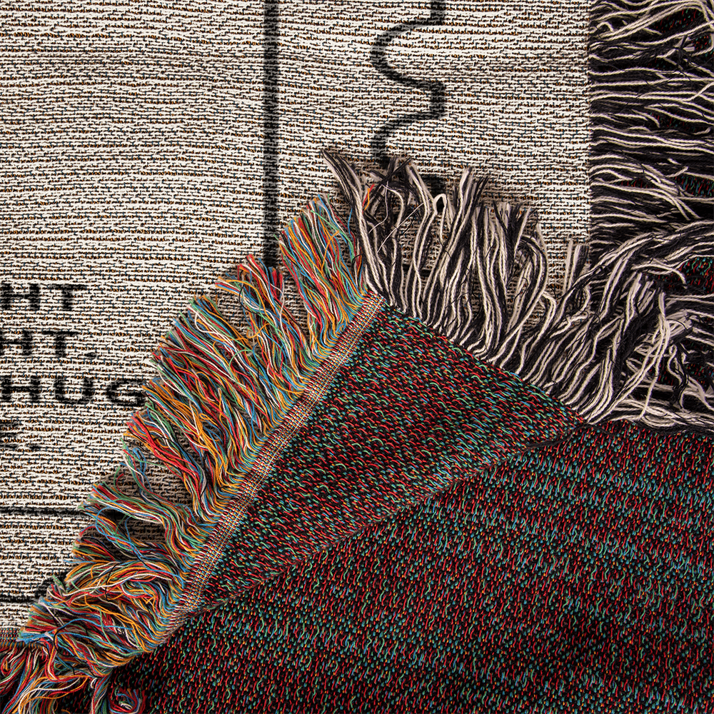 Personalized Birth Flower Blanket with Name | Custom Woven Throw for Birthday, Christmas, Mother's Day or Sympathy Gift