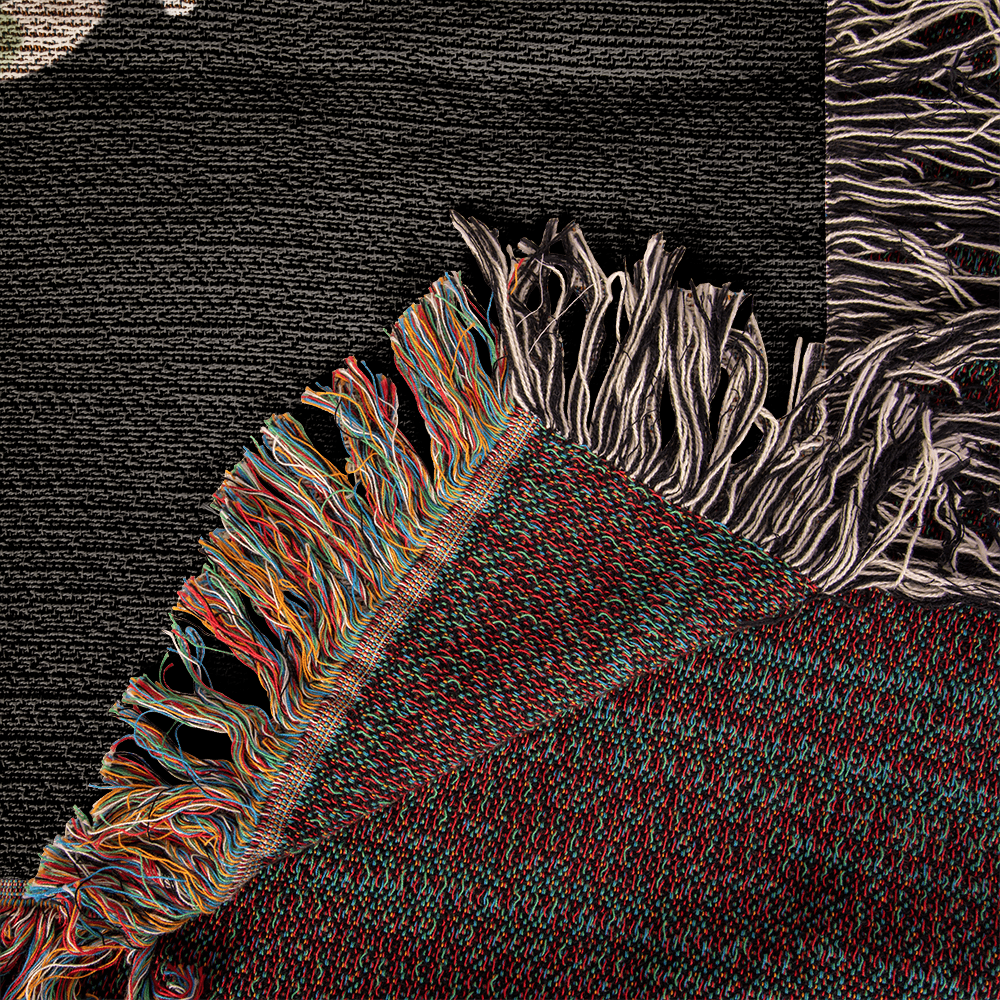 Custom Couples Blanket with Names & Date | Personalized Cotton Throw Wedding Gift, Christmas Anniversary Present, Engagement Keepsake