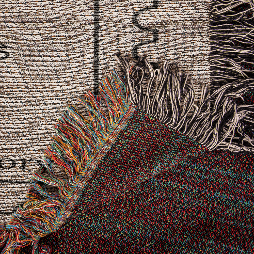 New Chapter Custom Woven Blanket Wedding Gift for Couple | Housewarming Gift for Couples