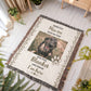 Dog Memorial Blanket Pet Memorial Gift Custom Loss of Pet Sympathy Gift with Pet's Picture, Pet Loss Gift for dog cat lover, best dog