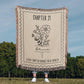 Personalized  Chapter 21 Birth Month Flower Reading Blanket 21st Birthday Gift for Her or Him – 21st Keepsake Gift Idea