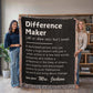 Personalized Difference Maker Gift, Difference Maker Definition with Name, Coach Gift for Teacher, Mentor Appreciation Gift, Leader Gift