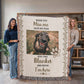 Dog Memorial Blanket Pet Memorial Gift Custom Loss of Pet Sympathy Gift with Pet's Picture, Pet Loss Gift for dog cat lover, best dog