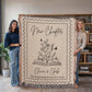New Chapter Custom Woven Blanket Wedding Gift for Couple | Housewarming Gift for Couples