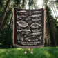Personalized Father's Day Gift  | We hooked the best | Fishing | Fisherman | Dad | Grandpa | Papa | Opa | Woven Blanket Grandkids Gift