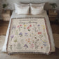 Christian Home Decor Throw Bedspread Inspirational Gift, Religious Gift for Her, Faithful Bible Verse Gifts, His Mercies Are New Every Morning Encouragement Gift