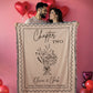 Custom Cotton Blanket For Couple | Personalized Anniversary Gift for Husband or Wife