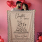 Custom Cotton Blanket Wedding Anniversary Gift for Husband, Wife or Couples Gift