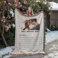 Personalized Couple Birthday Christmas Keepsake, Love Letter Blanket Personalized Gift for Him, Cotton Anniversary Letters To My Boyfriend From Girlfriend, Dating Anniversary Gifts, Dear Boyfriend