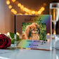 Rainbow Bridge Plaque, Pet Memorial Gift with Personalized Name, Dog / Cat/ Pet Remembrance