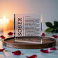 Personalized Name Sober Definition Plaque | Milestone Sobriety Anniversary Gift for Him or Her