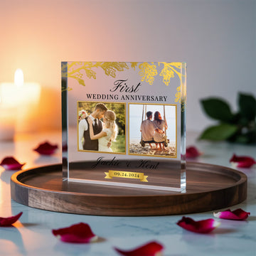 Personalized Picture Custom Acrylic Photo Gifts, Wedding Anniversary Gift, Personalised Couples Gift