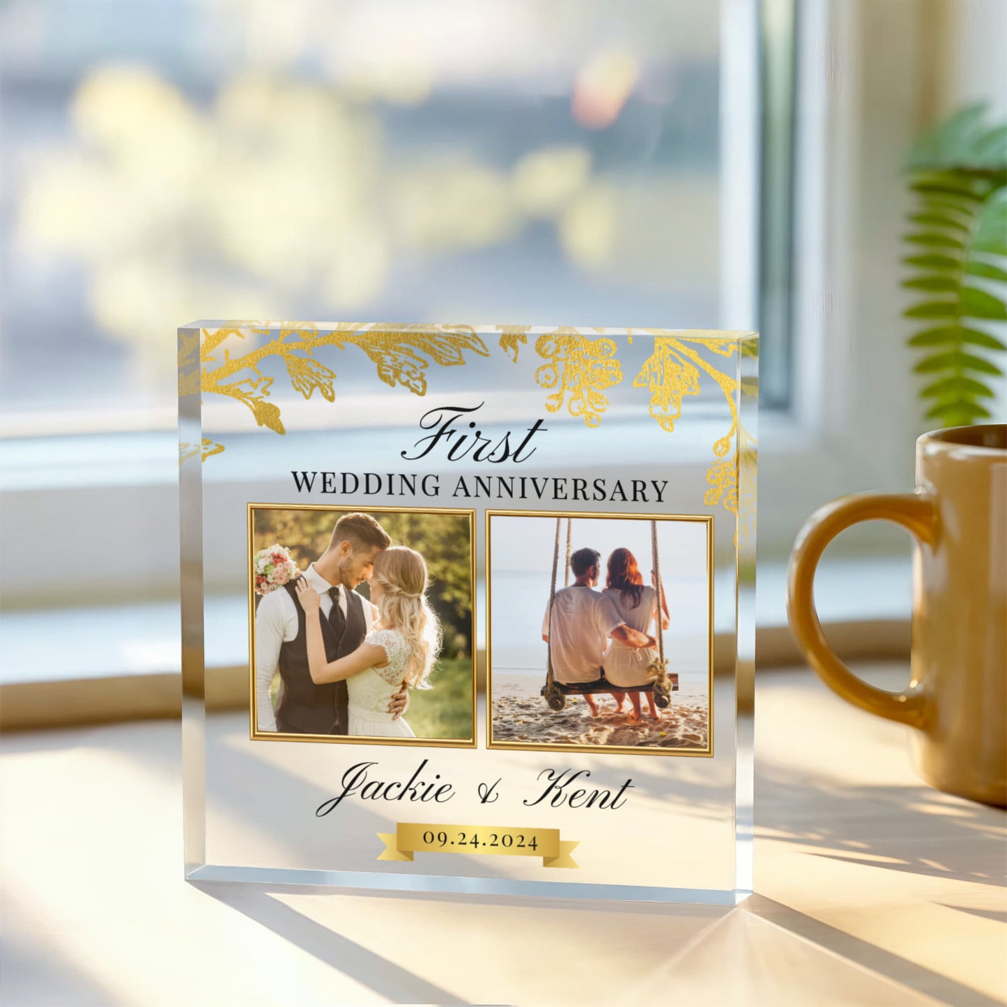 Personalized Picture Custom Acrylic Photo Gifts, Wedding Anniversary Gift, Personalised Couples Gift