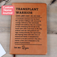 Custom Transplant Warrior Name Journal | Transplant Anniversary Gift | Organ Transplant Survivor Gift of Life