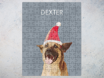 Custom Pet Portrait Puzzle | Dog Owner Christmas Gift  | Cat Portrait Dogs And Puppies