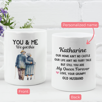 Personalized Mug Gift for Wife from her Grumpy Old Husband