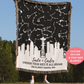 Couple Name Woven Throw | Cotton Anniversary 2Nd Anniversary | Couples Initials 2 Year Anniversary Gift | Home Decor | Couple Gifts | Personalised Gift